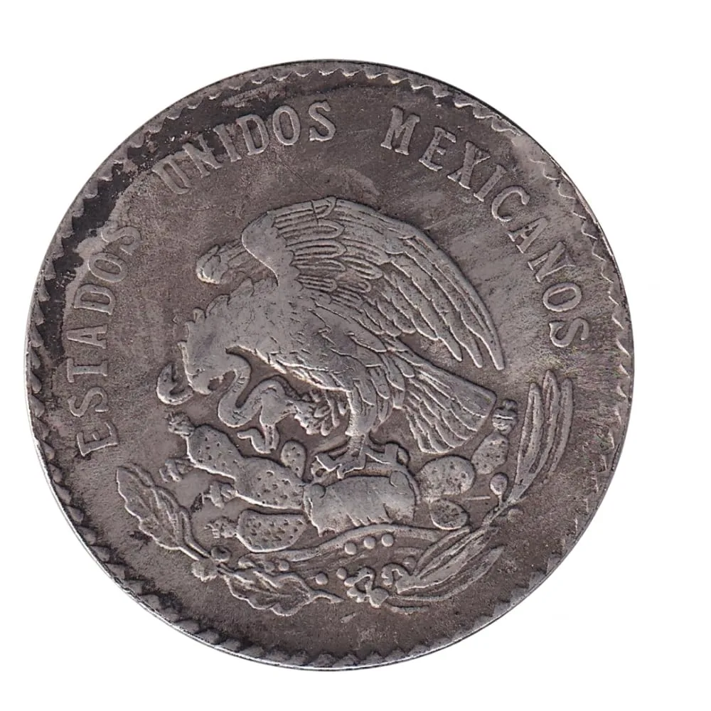 Mexico 5 Pesos 1947 Fantacy Token Coin #E-215
