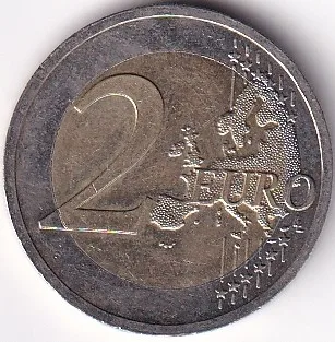 2 Euros Bi Metallic Lithuania 2017 Coin