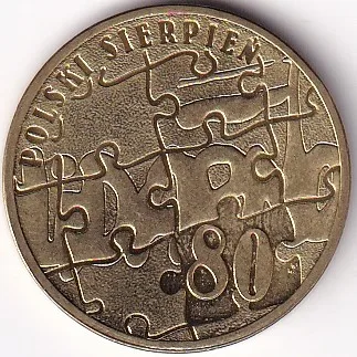 Poland 2 Zlotys Polish August of 1980 - 2010 Nordic Gold Coin