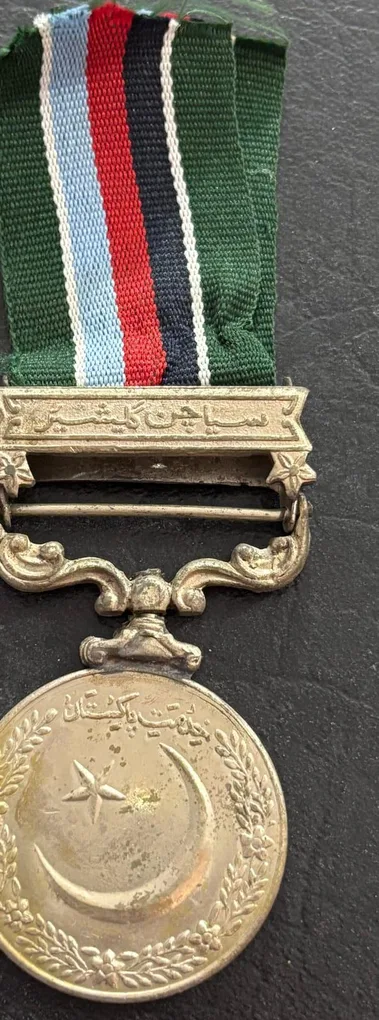 Copper Nickel Pakistan Siachen Glacier Tamgha E Diffa Defence Medal