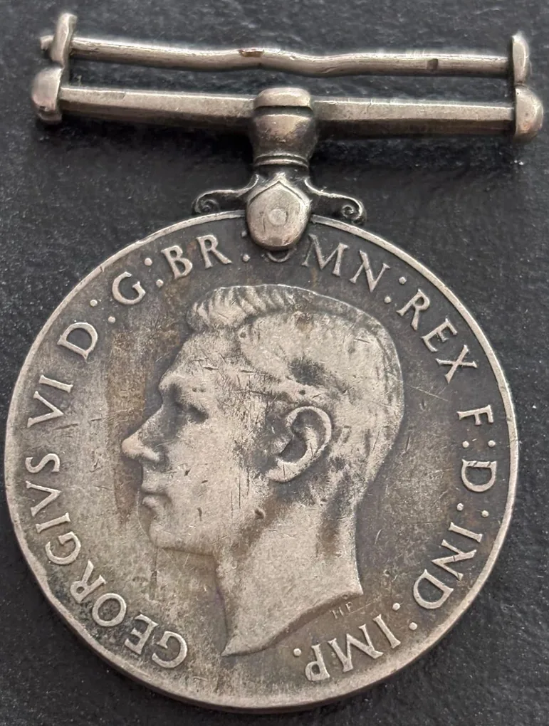 World War II 1939-45 British India Army The Defence Medal Copper Nickel