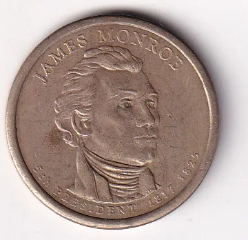 United States 1 Dollar (1817-1825) (James Monroe) Rare Commemorative Coin#X-45