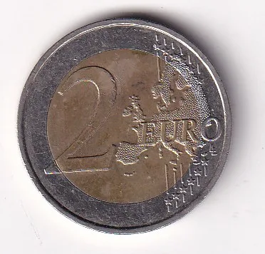 France 2 Euros 2022 (2nd type) Rare Bimetallic Coin#X-46