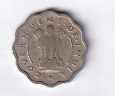 India 1 Anna 1954 Rare Coin #E-9