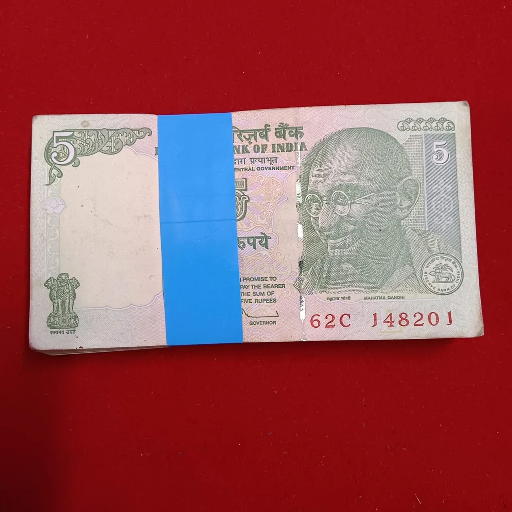 Five Rs Rare Mahatma Gandhi Issue Full Bundle Governor D Subbarao Gem Unc Condition 148201
