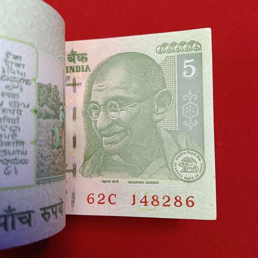 Five Rs Rare Mahatma Gandhi Issue Full Bundle Governor D Subbarao Gem Unc Condition 148201