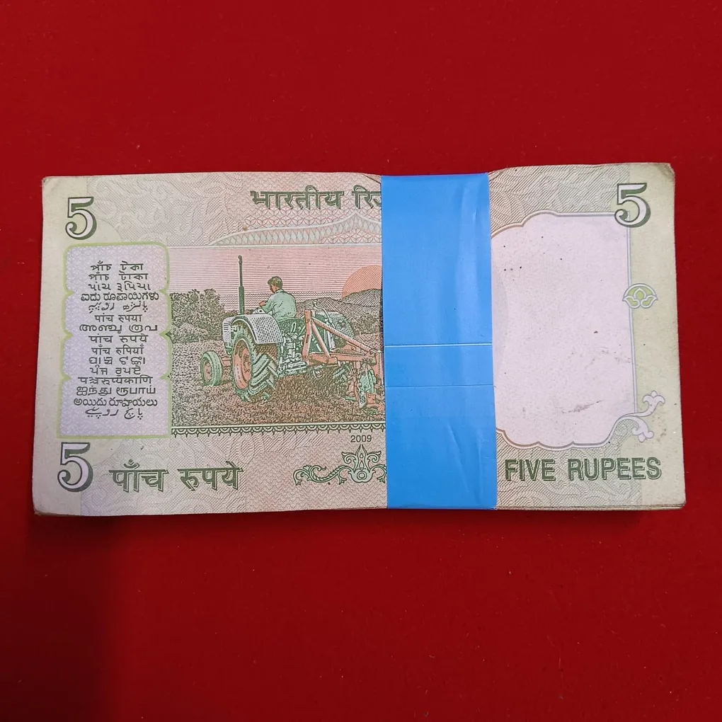 Five Rs Rare Mahatma Gandhi Issue Full Bundle Governor D Subbarao Gem Unc Condition 148201