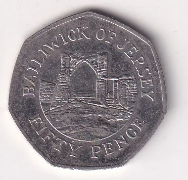 Jersey 50 Pence 2006 - Elizabeth II Rare Coin #E-90