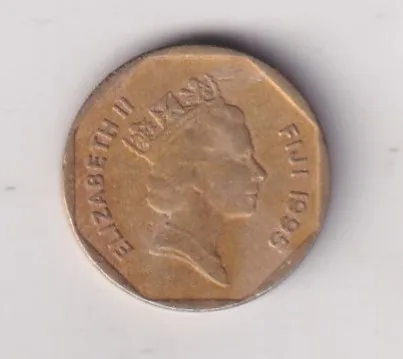 Fiji 1 Dollar 1995 - Elizabeth II Rare Coin #E-110