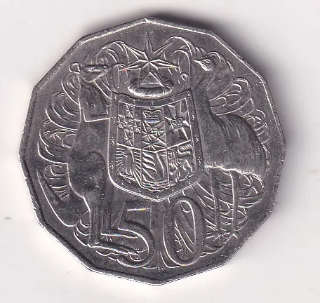 Australia 50 Cents 2016 - Elizabeth II - 50th Anniversary of Decimal Currency Rare Coin #E-115