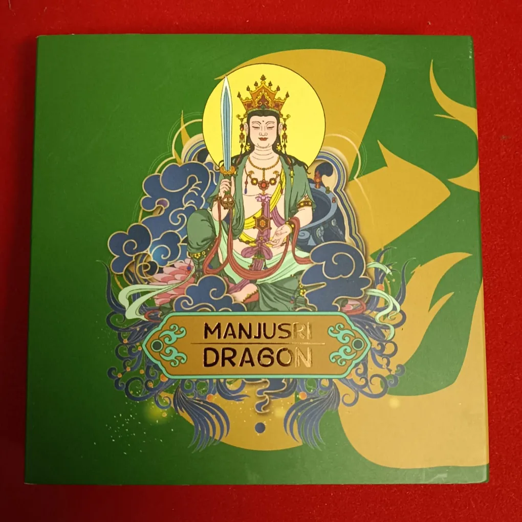 Ex Rare Proof Coin Manjusri VS Dragon 2024 Year 25 Cents Charles III Samoa
