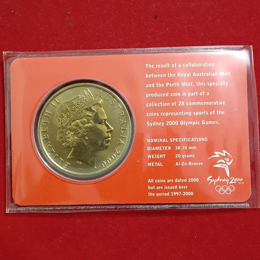Rare Rare Rare 5 Dollars Elizabeth Australia Sydney 2000 Year Olympic Judo Coin Royal Australian Mint