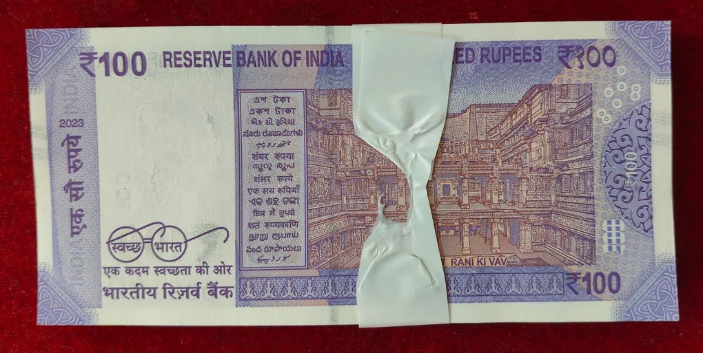 000001-000100 Fancy Number Rare 100 Rupees Governor Shaktikant DAS (2023) S Insert Rare Serial Packet GEM UNC