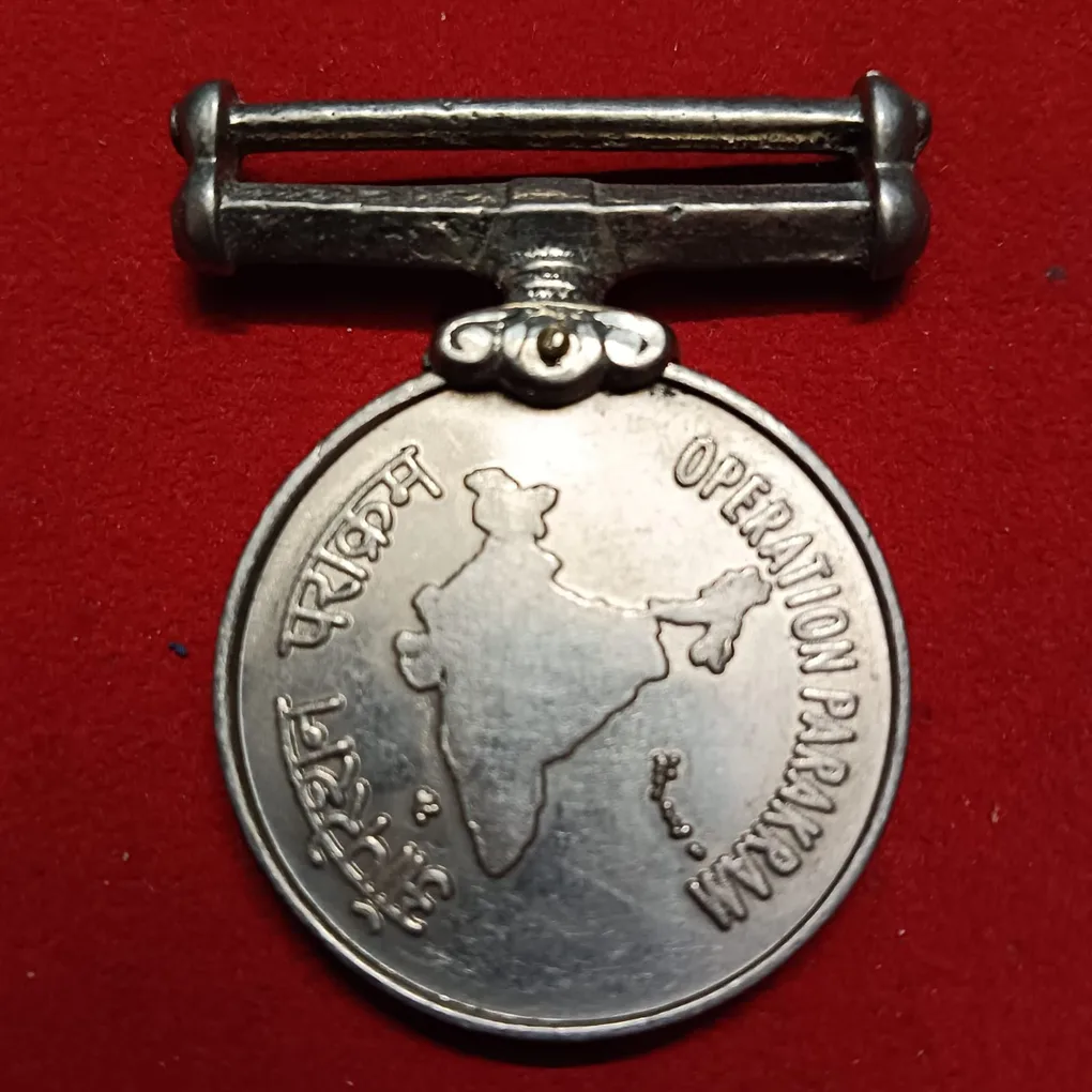 Operation Prakaram Medal Government of India