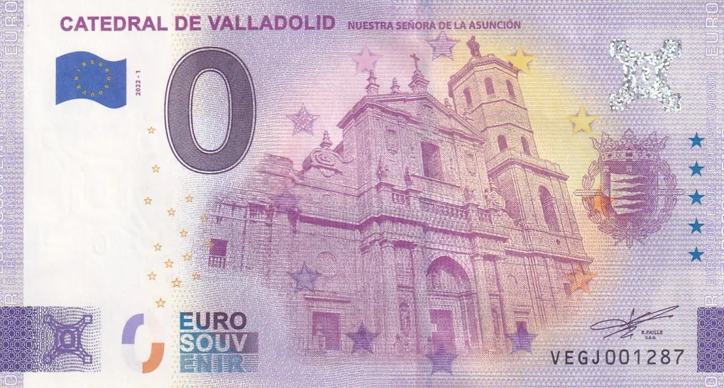 Spain 0 Euro - Valladolid Cathedral Rare UNC Note