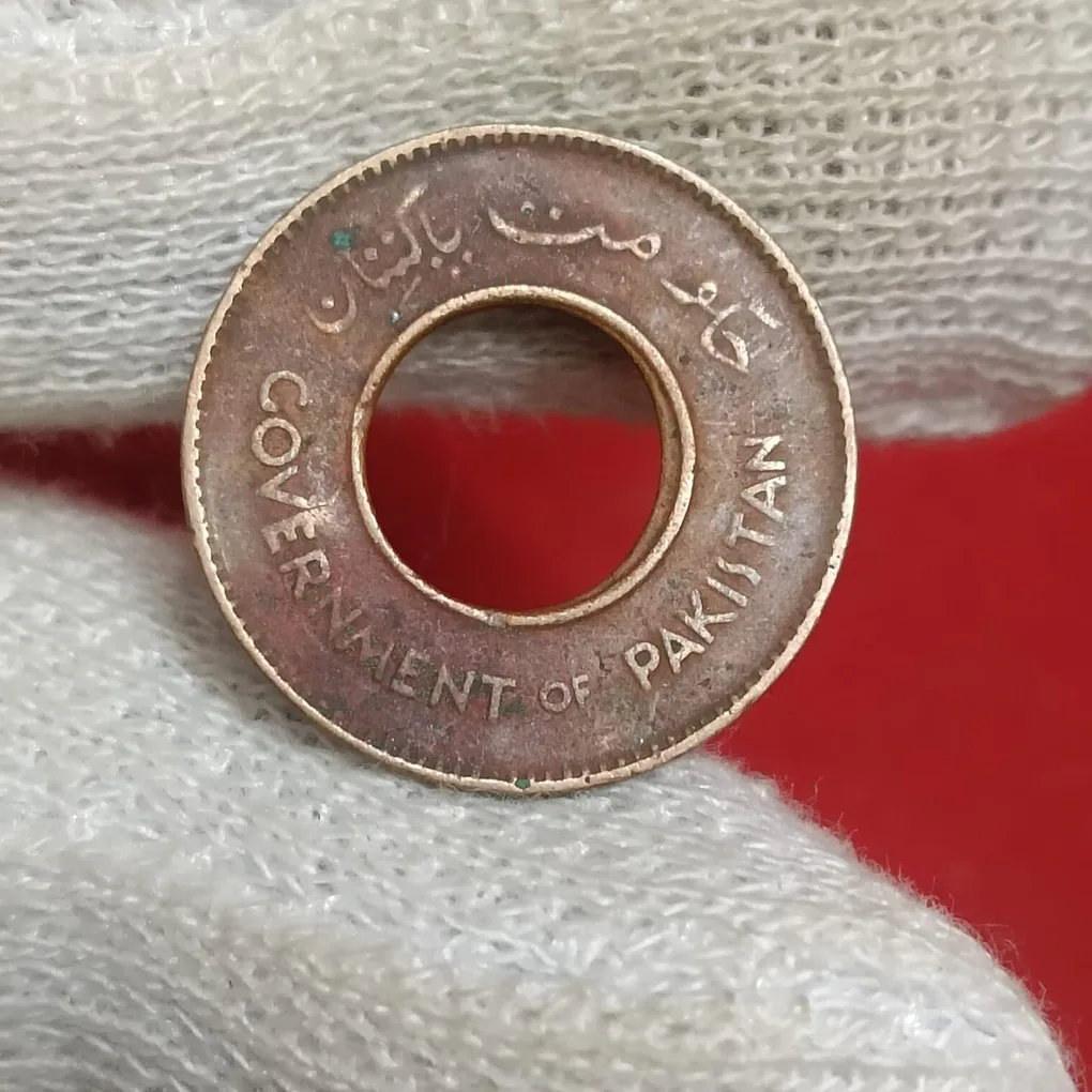 Rare Rare Rare One Pice Copper Coin 1952 Year Goverment Of Pakistan