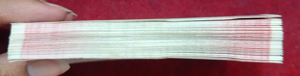 One Rupees 2015 Governor Rajiv Mehrishi Rare 99 Note Serial Packet UNC #*37