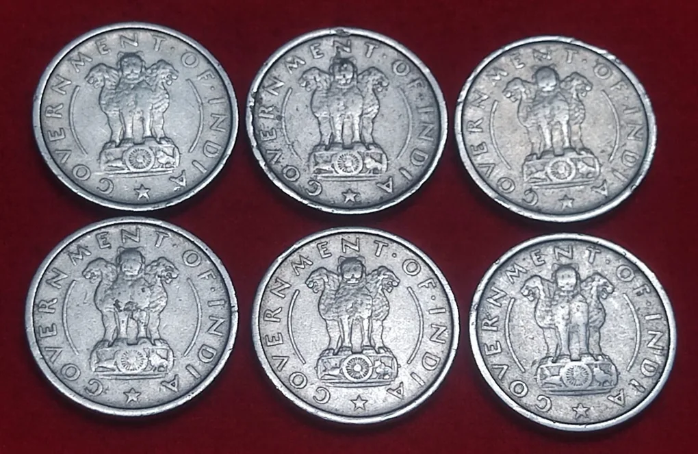 Half Rupee 1954 Lot 6 Coin