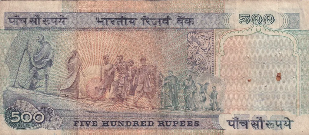500 Rupees Dandi Governor C.Rangarajan Rare Note