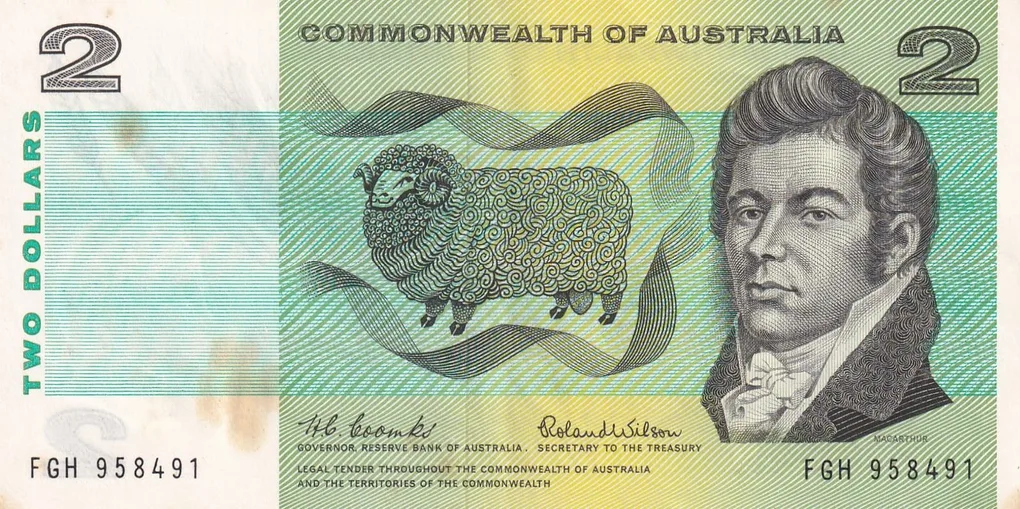 Australia 2 Dollar Rare Note #B2