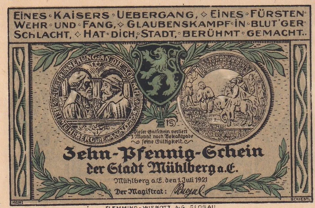 Germany, 10 Pfennigs (1921) Rare Note Lowest Price