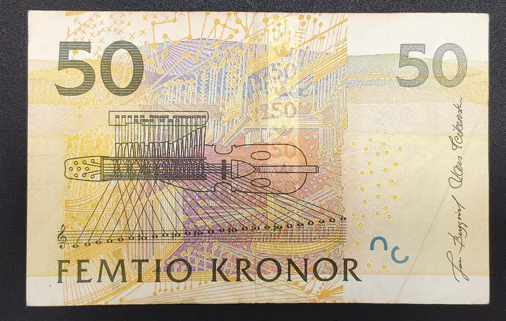 Sweden 50 Kronor Rare Note #B2