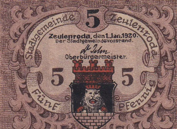 Germany, 5 Pfennigs ( 1920 ) series Rare Note Lowest Price