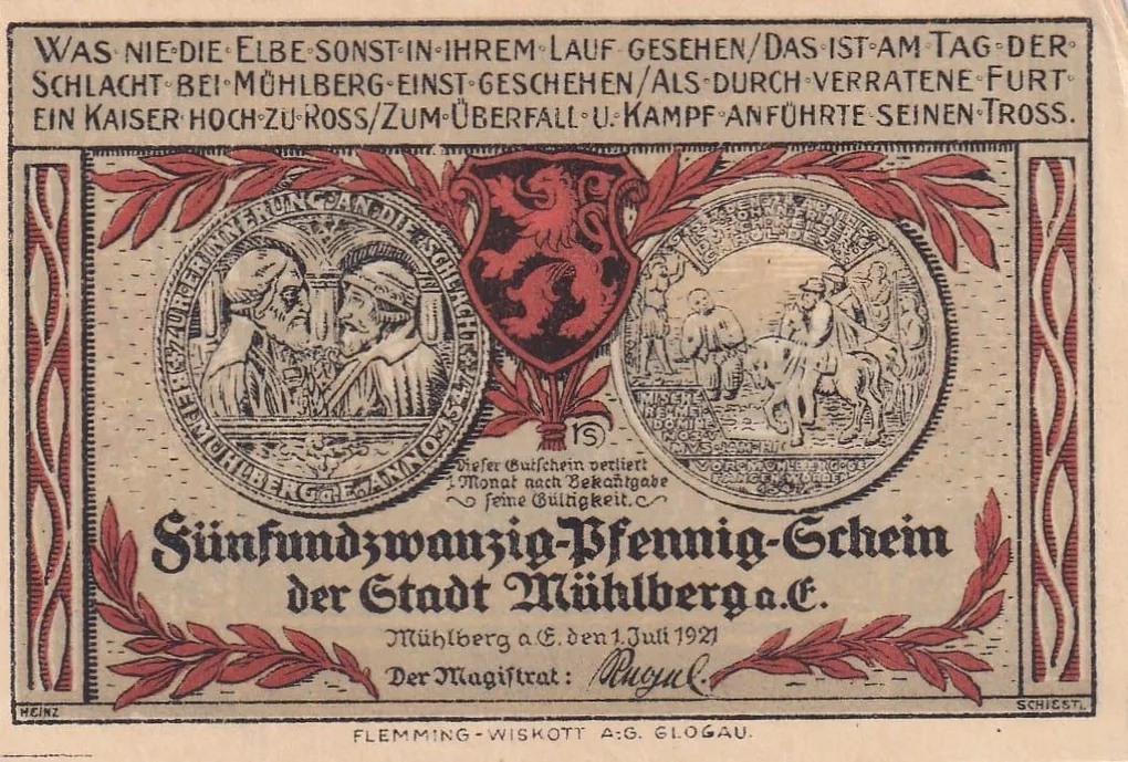 Germany, 25 Pfennigs ( 1921 ) series Rare Note Lowest Price