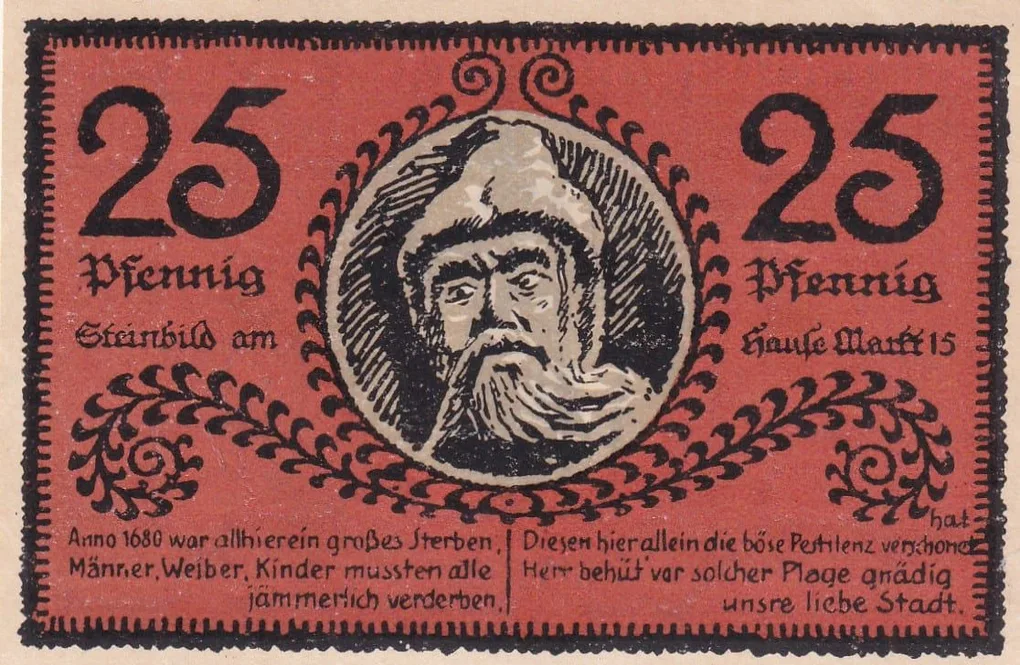Germany, 25 Pfennigs ( 1921 ) series Rare Note Lowest Price