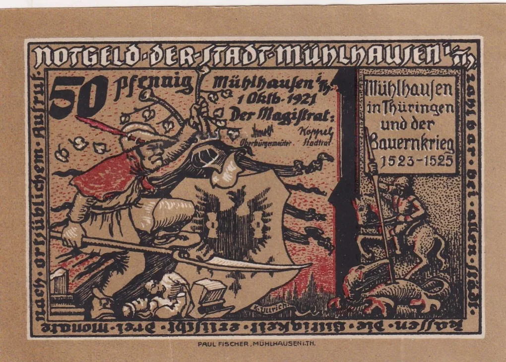Germany, 50 Pfennigs ( 1921 ) series Rare Note Lowest Price