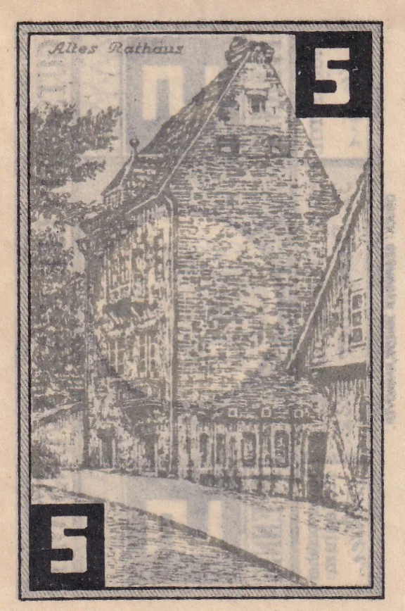 Germany, 5 Pfennigs ( 1922 ) series Rare Note Lowest Price