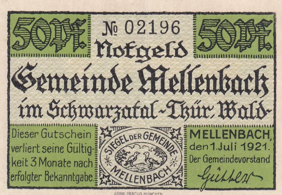 Germany, 50 Pfennigs ( 1921 ) series Rare Note Lowest Price