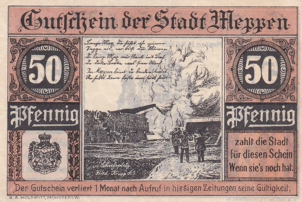Germany, 50 Pfennigs ( 1921 ) series Rare Note Lowest Price