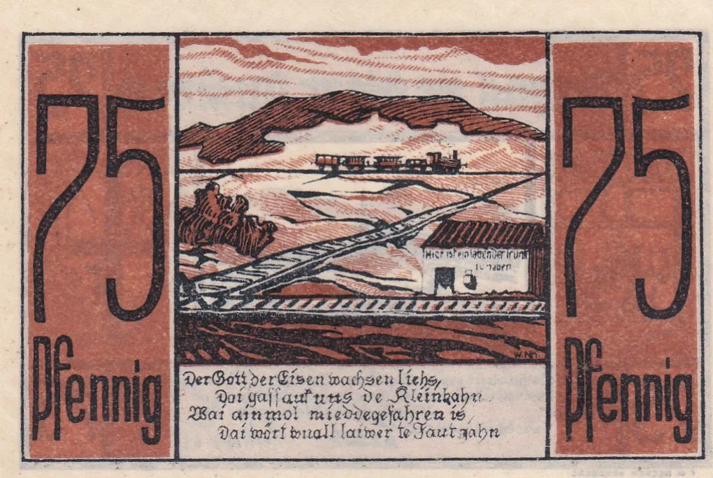 Germany, 75 Pfennigs ( 1921 ) series Rare Note Lowest Price