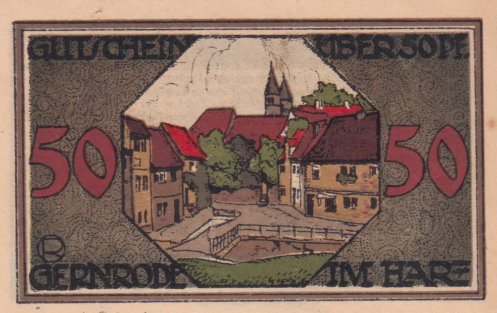 Germany, 50 Pfennigs ( 1921 ) series Rare Note Lowest Price
