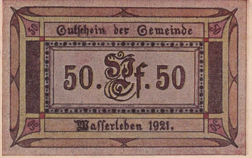 Germany, 50 Pfennigs ( 1921) series Rare Note Lowest Price