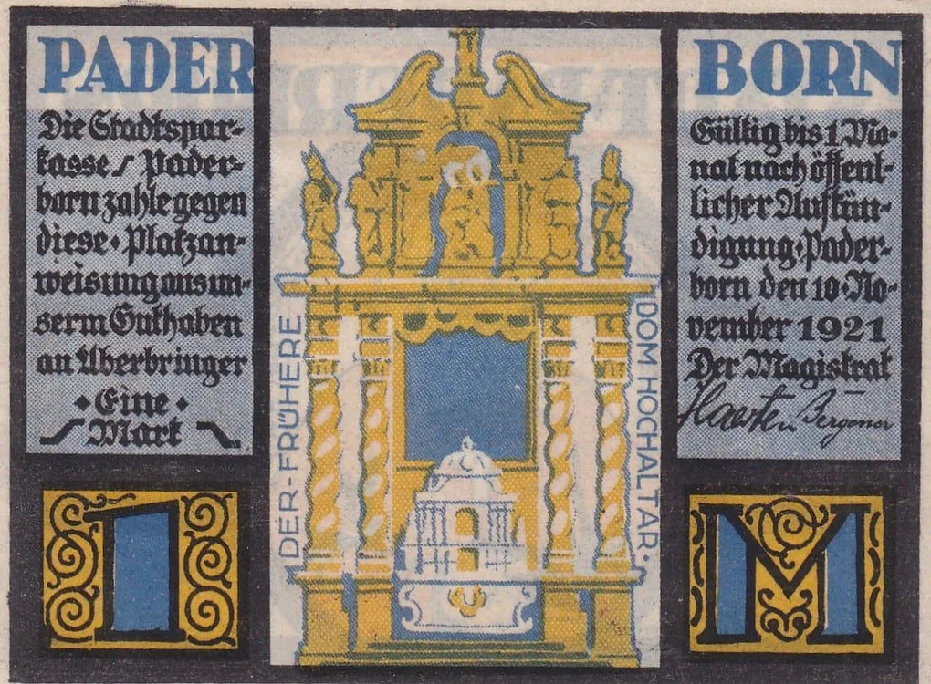 Germany 1 Mark ( 1921) series Rare Note Lowest Price