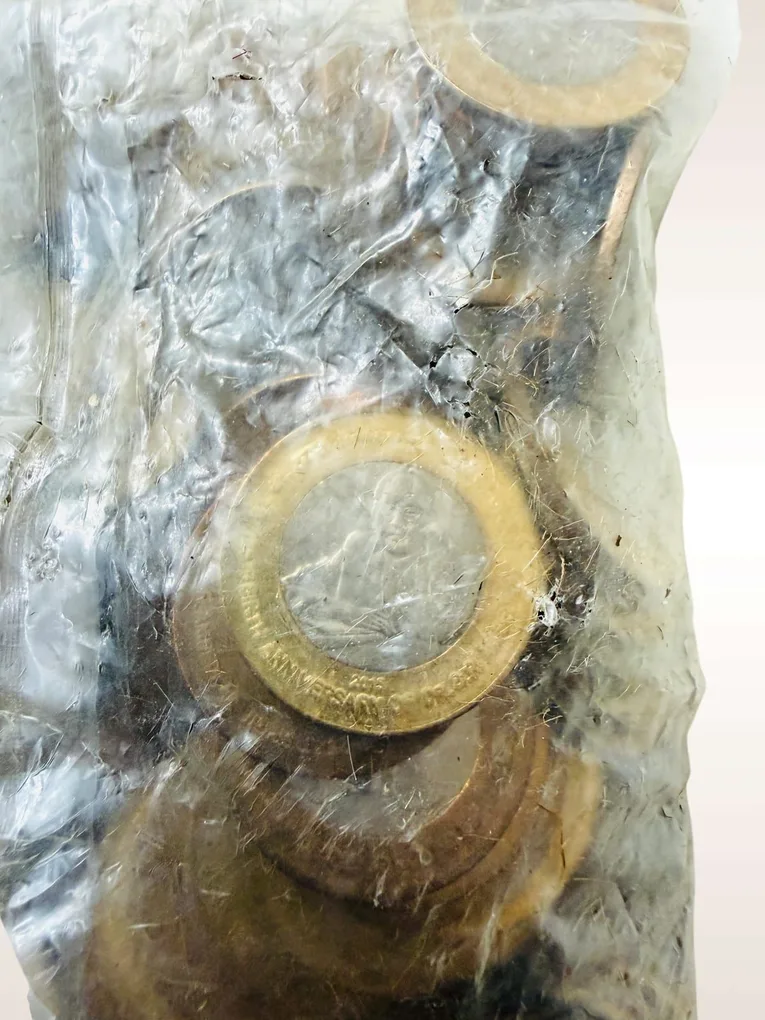Rs 10 RBI Seal 100 Coin Pouch B R Ambedkar Mumbai Mint Rare and Unique and Rare
