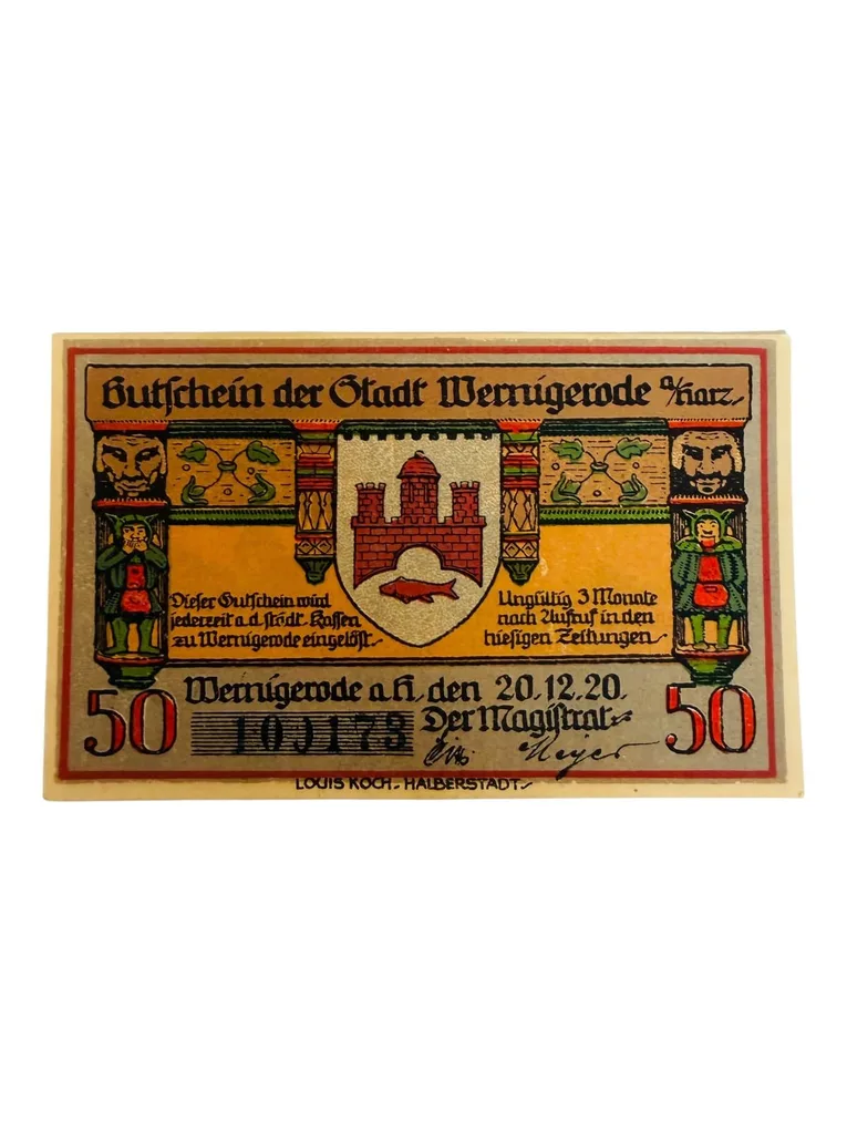 Germany Remda Pfennig Notgeld Emergency Banknote Issues UNC Unique and Rare