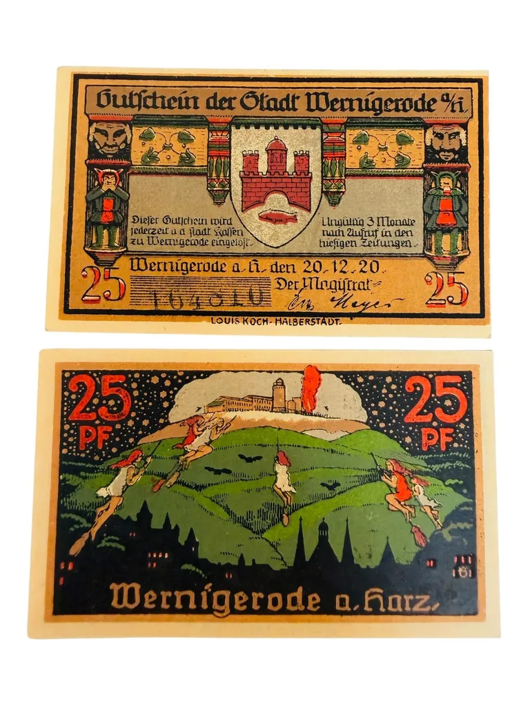 Germany Remda Pfennig Notgeld Emergency Banknote Issues UNC Unique and Rare