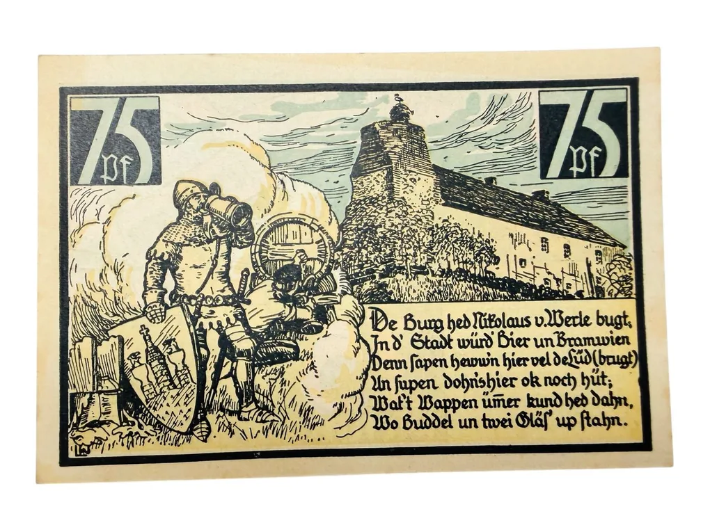 Germany Remda Pfennig Notgeld Emergency Banknote Issues UNC Unique and Rare