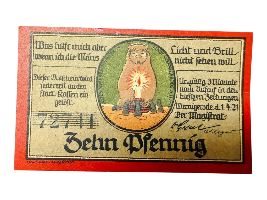 Germany Remda Pfennig Notgeld Emergency Banknote Issues UNC Unique and Rare