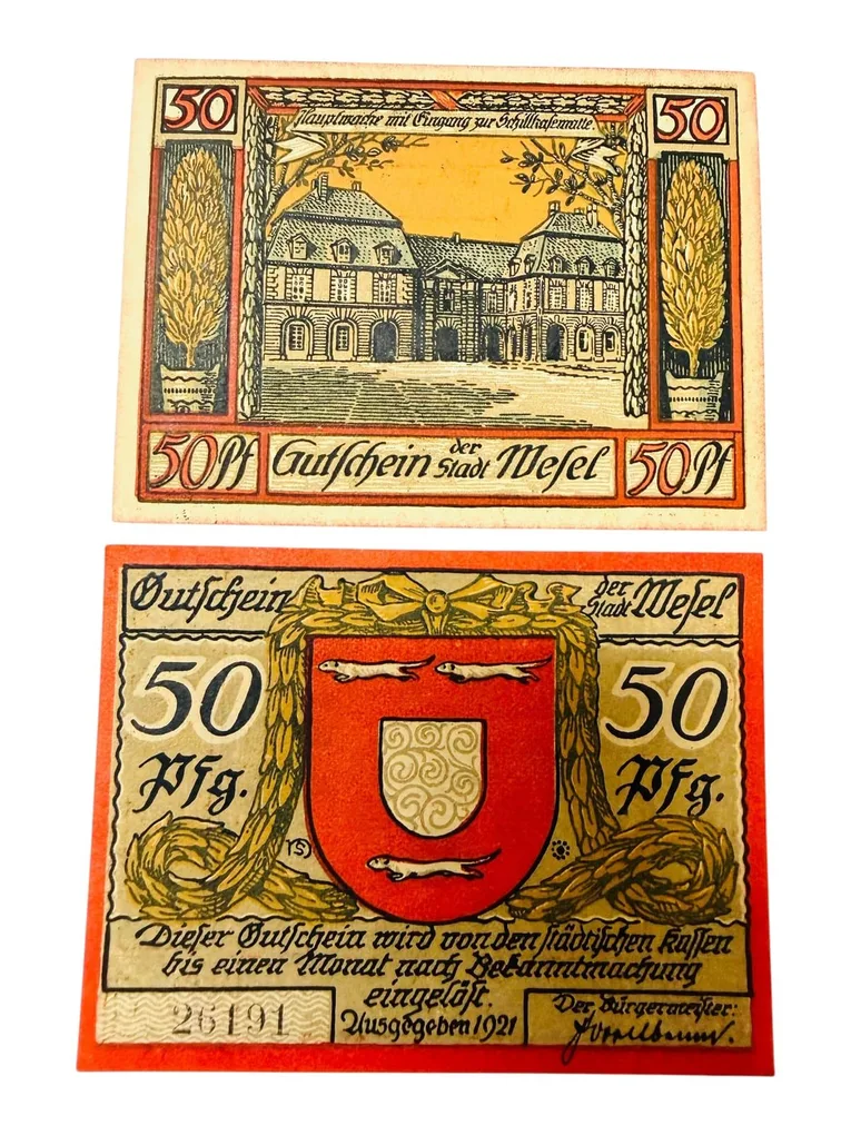 Germany Remda Pfennig Notgeld Emergency Banknote Issues UNC Unique and Rare
