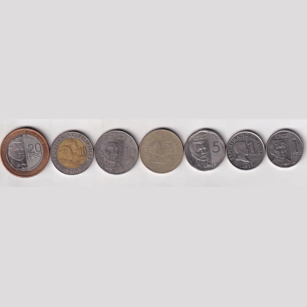 7 Different Commemorative Philippines Rare (7 Coin Set) #E-223
