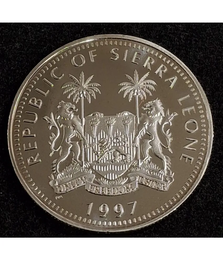 Reproduction Coin - Mother Teresa with Princess Diana Silver Plated Sierra Leone Coin