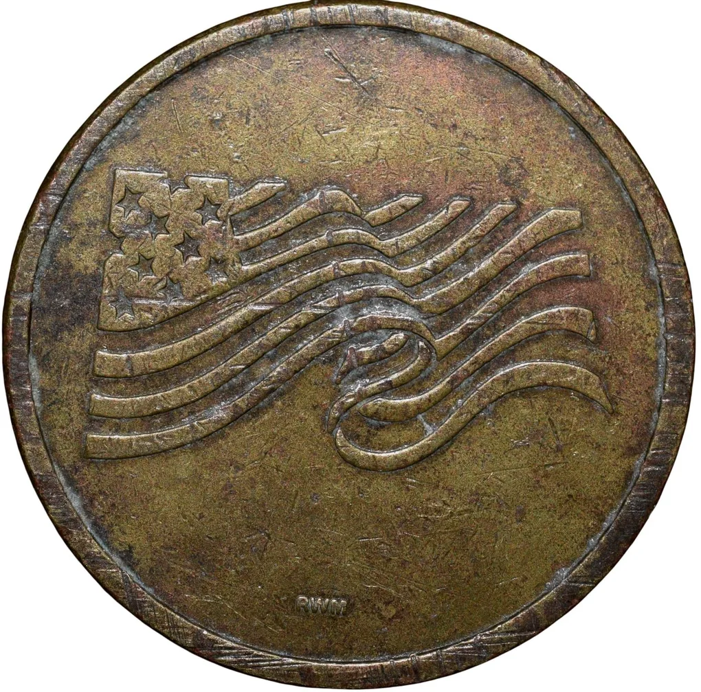 Brass Token of Sports Park, USA in New Jersy (19th Cen. AD)