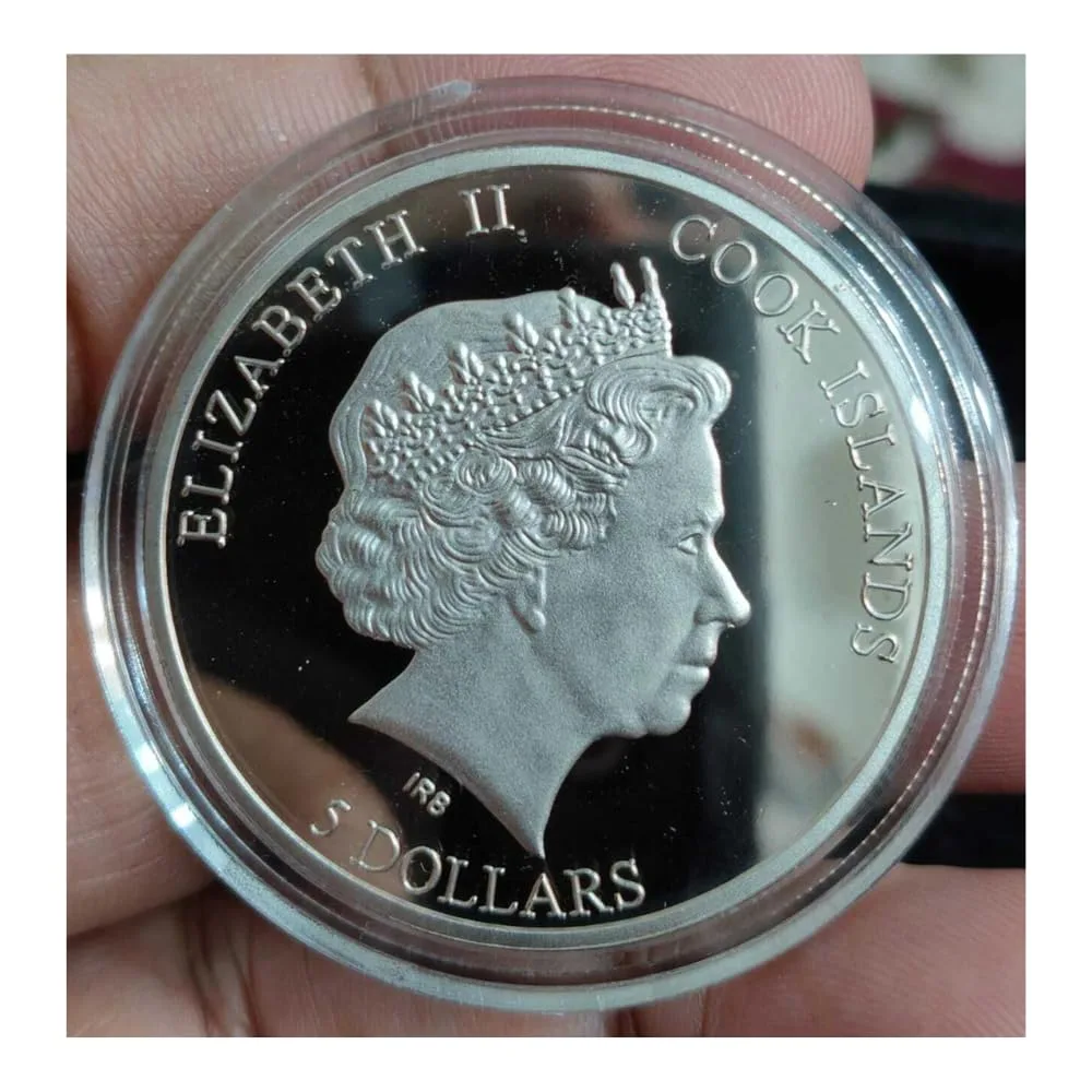Reproduction Coin - MR Bean 30th Anniversary Coin 5$ Cook Islands 2020 Commemorative UNC Beautiful Coloured Rare Coin