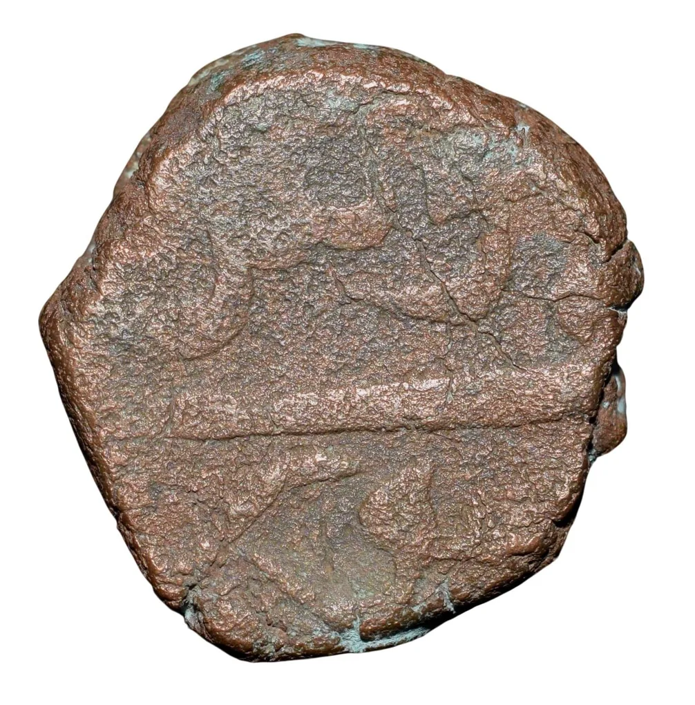 Copper Paisa of Bombay Presidency INO Shah Alam II (AD 1759-1806) of Jambusar Mint Unlisted Ext. Rare