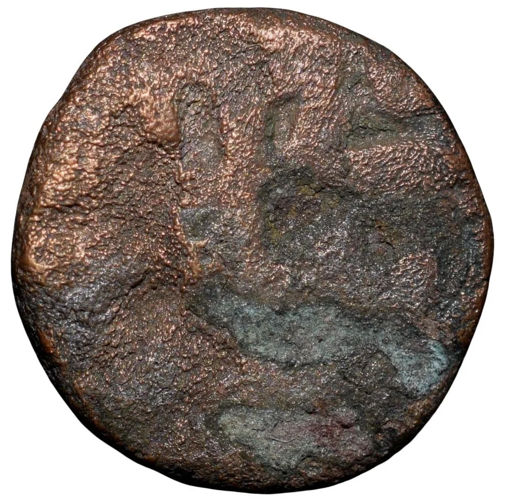Copper 1/10 Paisa of Sher Shah Suri(AD1538-45) of Delhi Sultanate Type D940