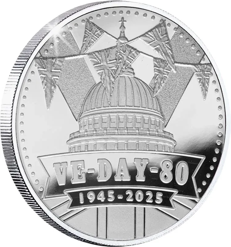 Half Dollar Charles III VE Day 80th Anniversary Solomon Islands Unique and Rare